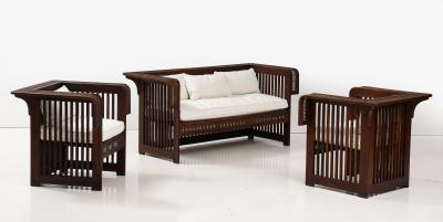 Grand Rapids Grand Rapids Suite Two Cube Chairs and Settee