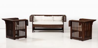 Grand Rapids Grand Rapids Suite Two Cube Chairs and Settee