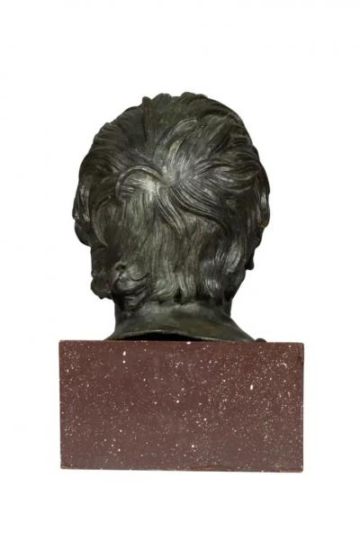 Grand Tour Bronze Bust Of Seneca
