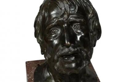 Grand Tour Bronze Bust Of Seneca