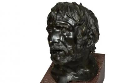 Grand Tour Bronze Bust Of Seneca