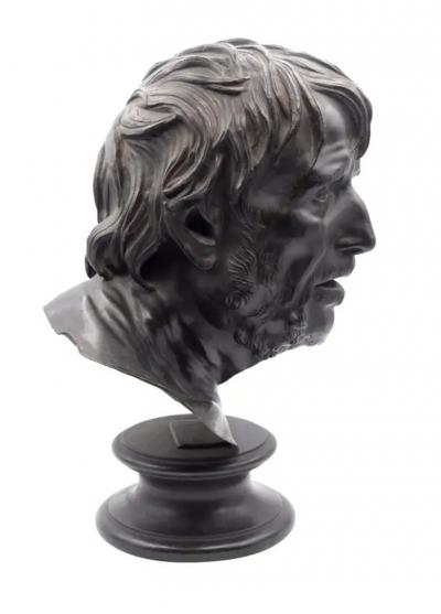 Grand Tour Bronze Bust of Seneca
