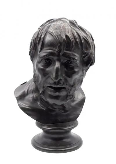 Grand Tour Bronze Bust of Seneca