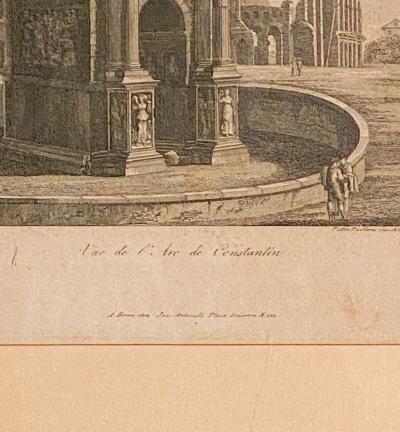 Grand Tour Engraving after Piranesi 19th century