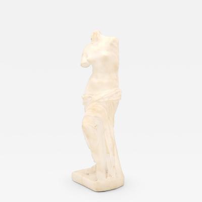 Grand Tour Marble Carving of the Venus de Milo France circa 1890