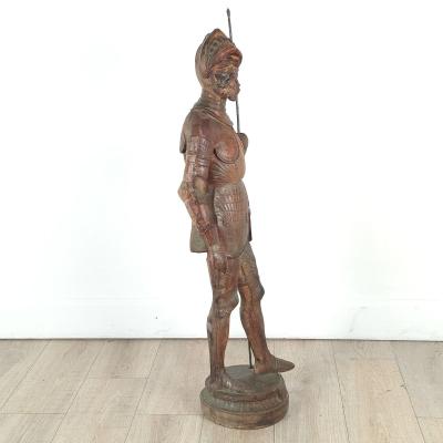 Grand Tour Terracotta Statue of an Armored Knight