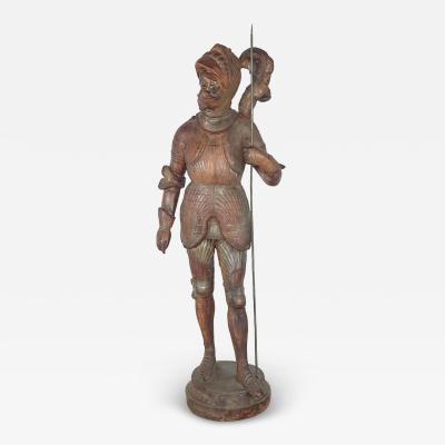 Grand Tour Terracotta Statue of an Armored Knight