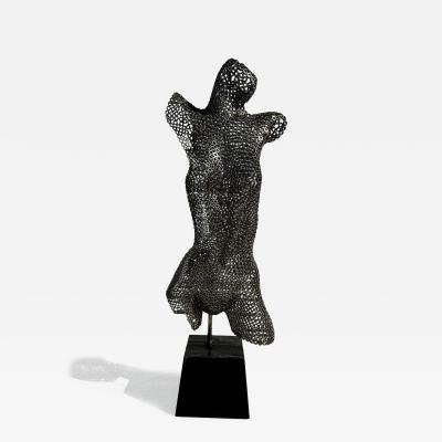 Granite base Figurative Sculpture made of Nuts