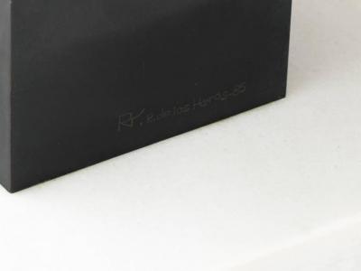 Graphic Abstract Geometric Bronze Sculpture