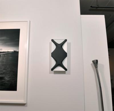 Graphic Black and White Oyster German Wall Sconces