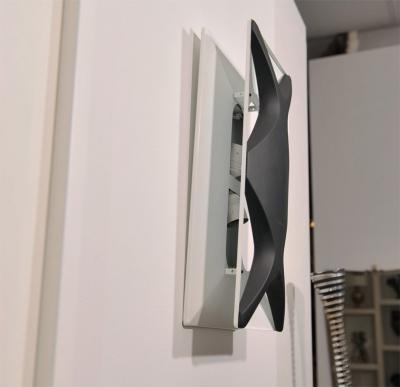Graphic Black and White Oyster German Wall Sconces