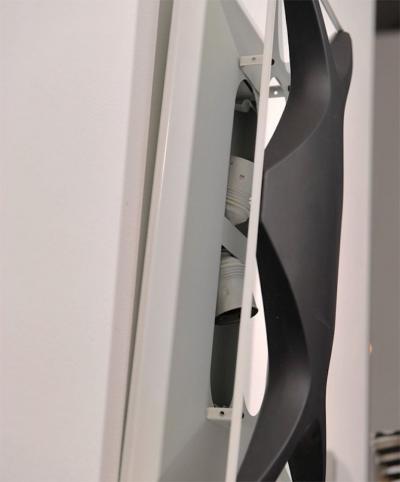 Graphic Black and White Oyster German Wall Sconces