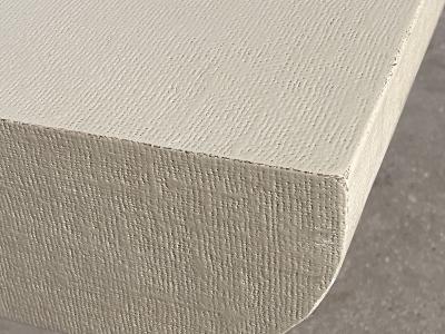 Grasscloth Tiered Coffee Table Style of Karl SPRINGER 1970