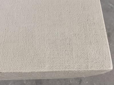 Grasscloth Tiered Coffee Table Style of Karl SPRINGER 1970