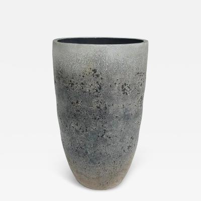Gray Balinese Terracotta Antique Planters Two Available