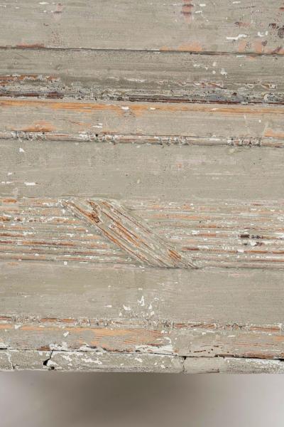 Gray Green Painted Gustavian Sofa