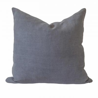 Gray Homespun Pillow