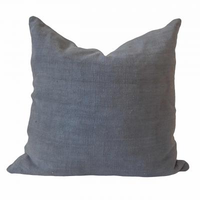 Gray Homespun Pillow