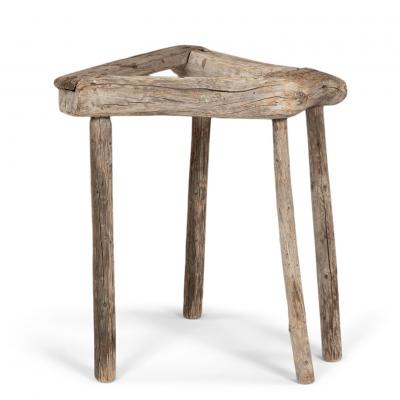 Gray Toned Swedish Vernacular Stool