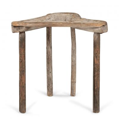 Gray Toned Swedish Vernacular Stool