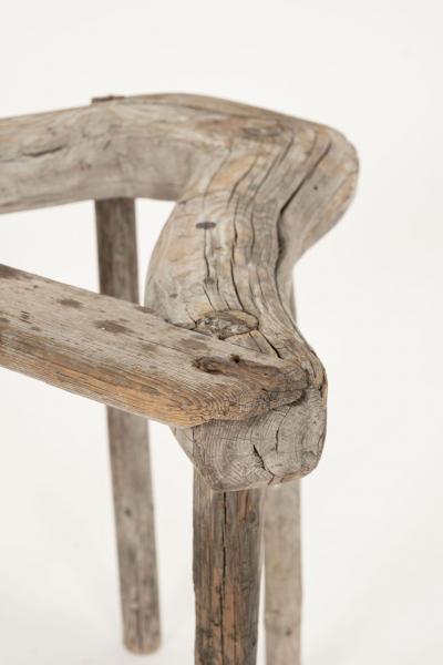 Gray Toned Swedish Vernacular Stool