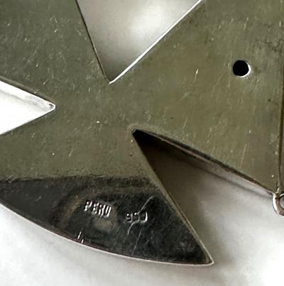 Graziella Laffi Modern Bird Motif Sterling Silver Necklace and Earrings Set Graziella Laffi