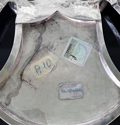 Graziella Laffi Sculptural Sterling Silver Choker Necklace by Graziella Laffi