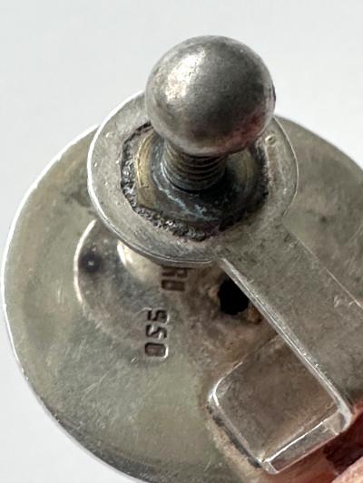 Graziella Laffi Sculptural Sterling Silver Necklace and Earrings Set by Graziella Laffi