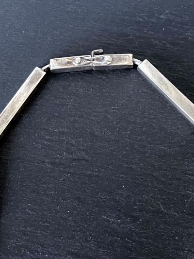 Graziella Laffi Silver and Green Hardstone Necklace and Earring Jewelry Suite Graziella Laffi