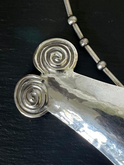 Graziella Laffi Sterling Silver Necklace with Large Pendant Graziella Laffi