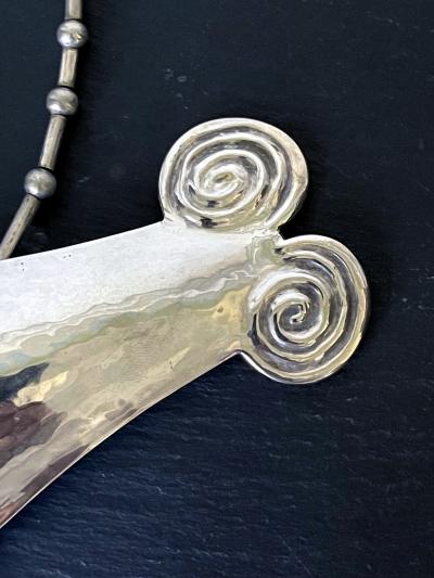 Graziella Laffi Sterling Silver Necklace with Large Pendant Graziella Laffi