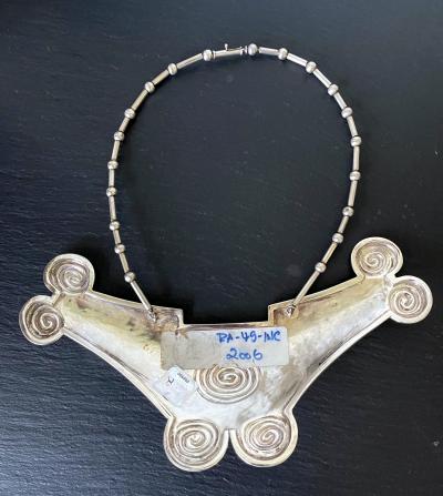 Graziella Laffi Sterling Silver Necklace with Large Pendant Graziella Laffi