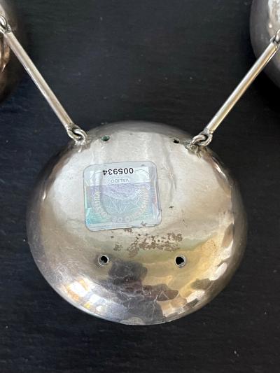 Graziella Laffi Vintage Sculptural Silver Necklace by Graziella Laffi