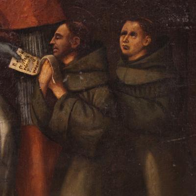 Great 17th century painting Innocent III confirms the Franciscan Rule