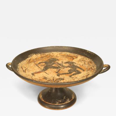 Greek Style Painted Terra Cotta Centerpiece