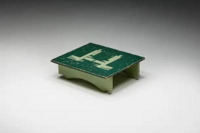 Green Art Populaire Side Table France 19th Century