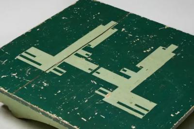 Green Art Populaire Side Table France 19th Century