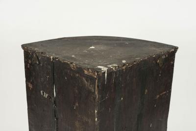 Green Chinoiserie George III Hanging Corner Cupboard