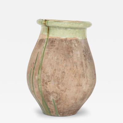 Green Glazed Biot Jar