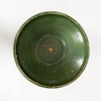 Green Glazed Terracotta Bowl