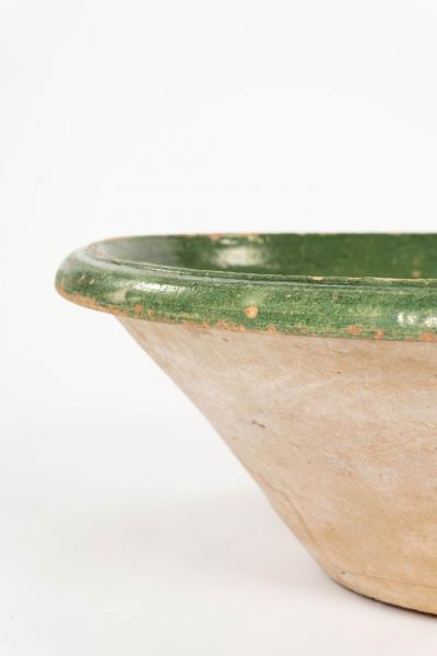 Green Glazed Terracotta Bowl