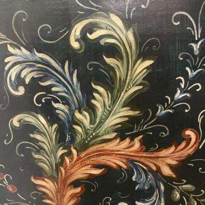 Green Italian Polychrome Chest of Drawers 19th Century