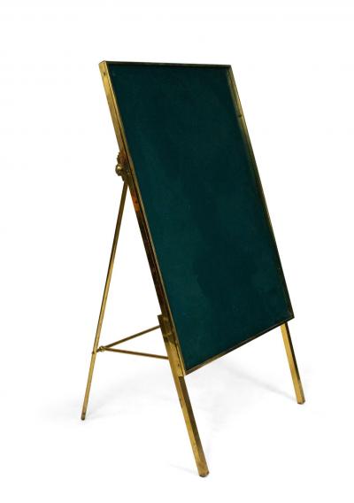 Green Leather Bulletin Board with Stand