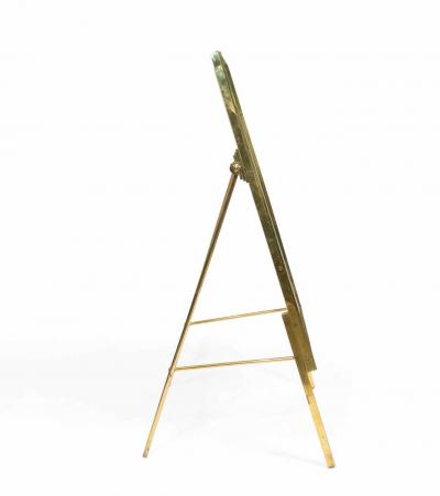 Green Leather Bulletin Board with Stand