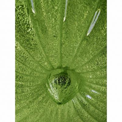 Green Murano Glass Italian Graniglia Budino Flush Mount in 70 Style