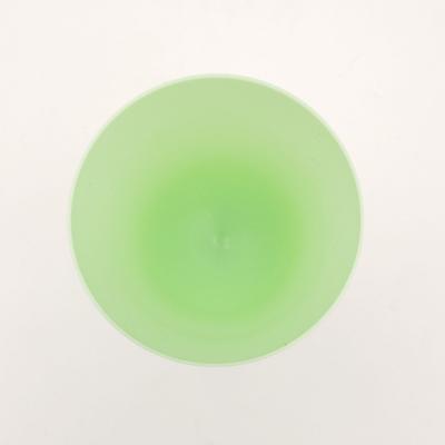 Green Opaline Glass Chalice France circa 1920
