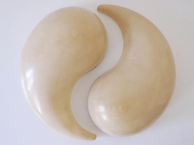 Gregorio Spini Set of Two Wall Lamps or Light Objects Chakra by Gregorio Spini for Kundalini