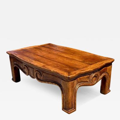 Gregorius Pineo Large Gregorius Pineo Rustic European Coffee Cocktail Table