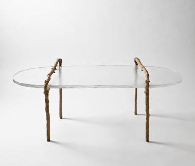 Gregory Nangle Alder Branch Ice Coffee Table by Gregory Nangle
