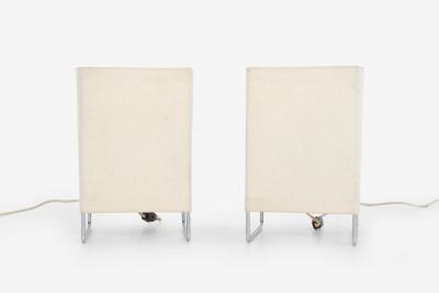 Gregory van Pelt Gregory van Pelt for Wireworks Pair of Box Kite Lamps